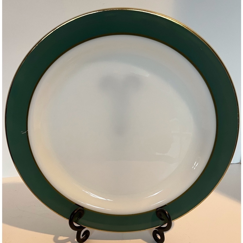Vintage Round Pyrex Serving Platter Production Style Milk Glass